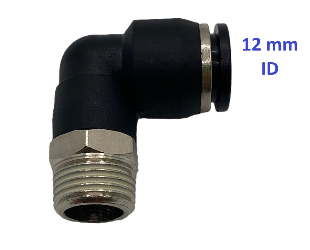 12 mm 90 degree large thread fitting