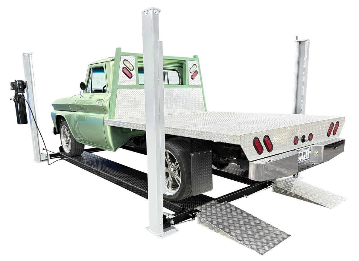 USA8000XLT 8,000 lb Made in the USA Service Storage Four Post Automotive Lift