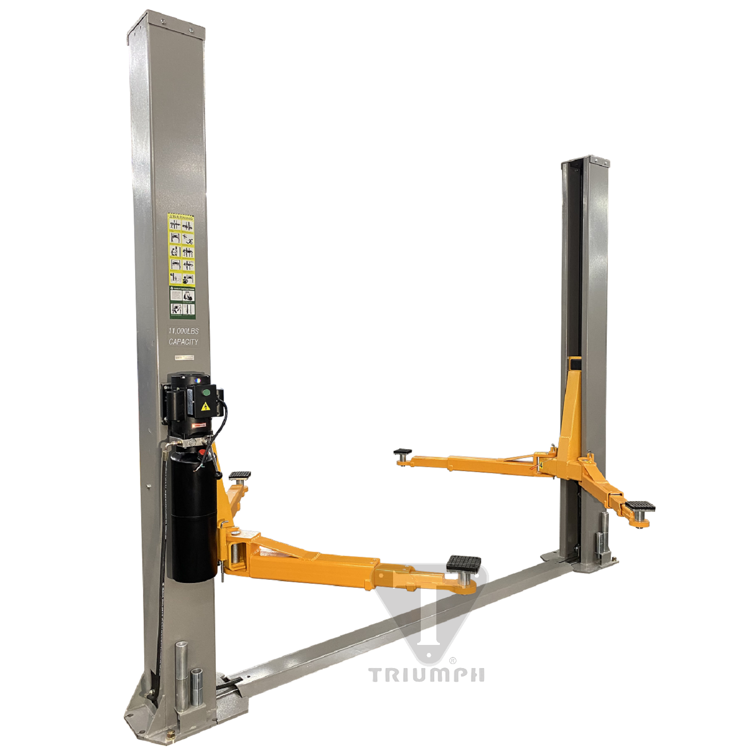 NT-11 11,000 lb Two Post Auto Lift - National Auto Tools