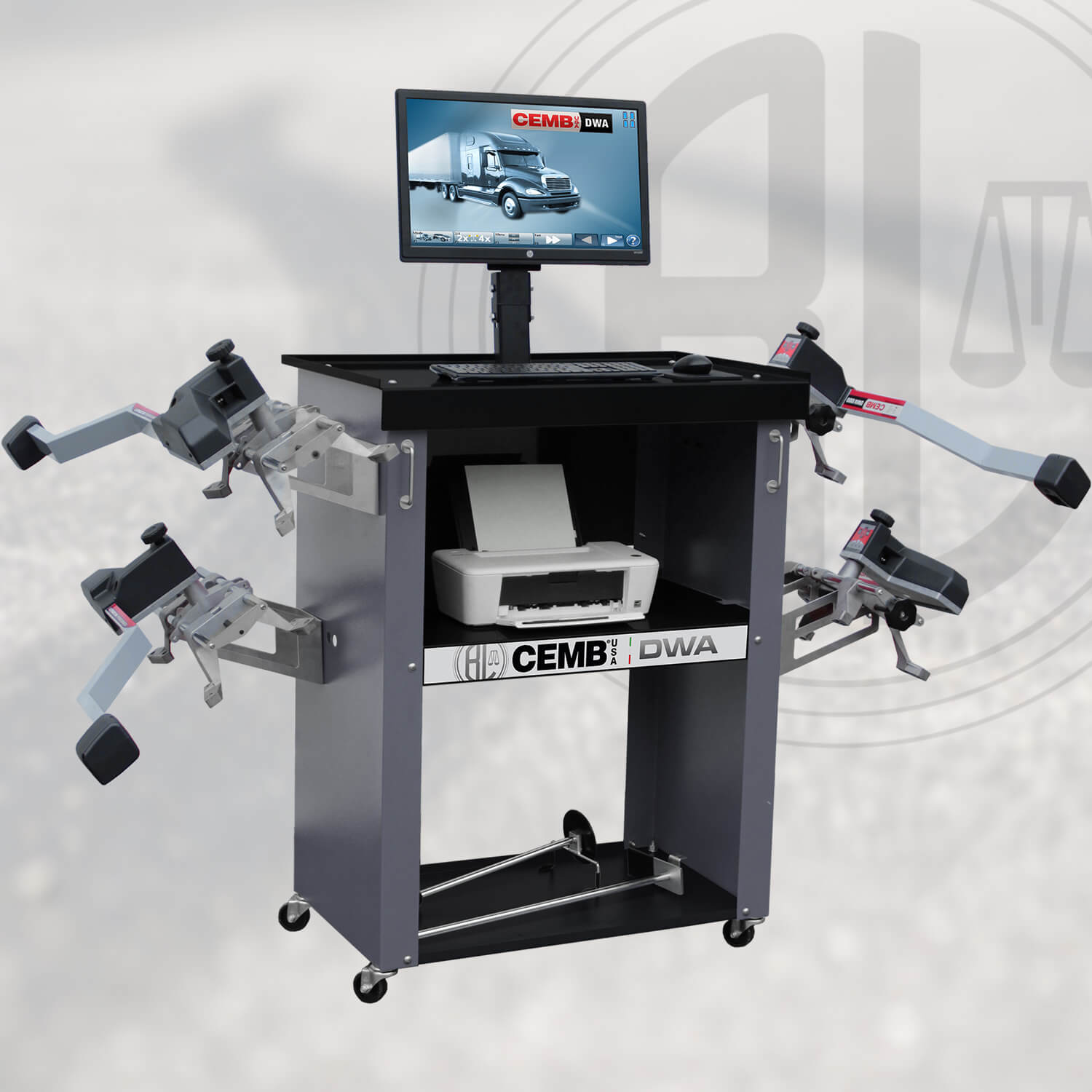 CEMB DWA1000XLT WHEEL ALIGNMENT SYSTEM FOR HEAVY DUTY TRUCK & BUS